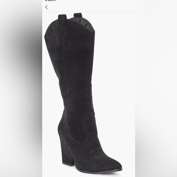 JustFab Maybelle Western Cowboy Boots - Picture 1 of 5